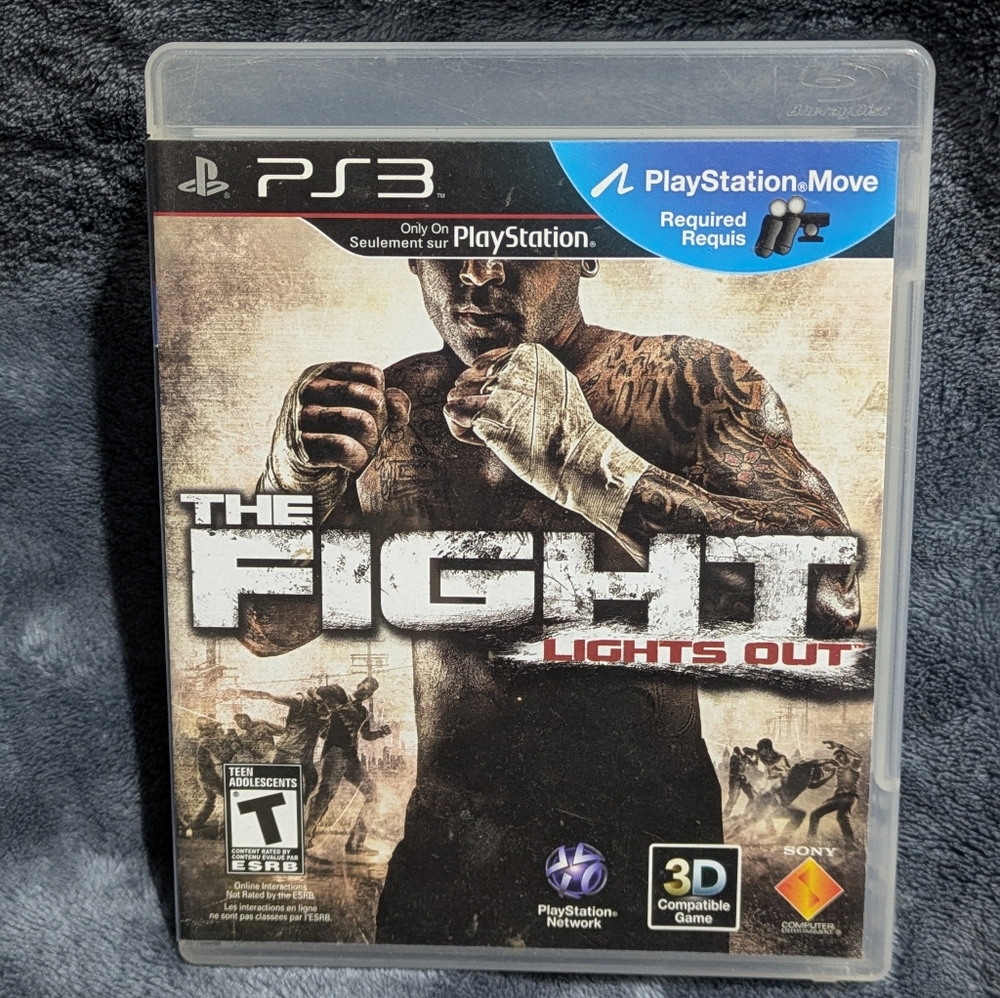 THE FIGHT LIGHTS OUT | Sony PS3 MOVE | Complete Game in Box | VG